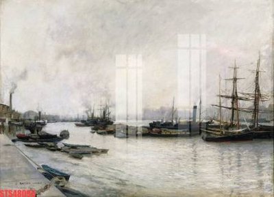 File tranh Tranh sơn dầu phương tây tổng hợp STS48095 (gốc) chủ đề thành phố