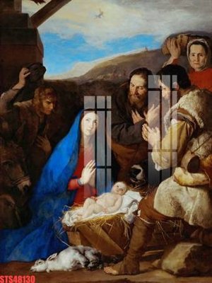 File gốc in ấn Tranh sơn dầu phương tây tổng hợp STS48130 độ phân giải cao