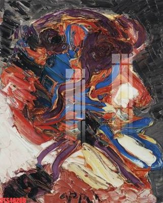 Download file gốc Tranh sơn dầu phương tây tổng hợp STS48208 (in mica) 3D