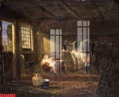 File tranh Tranh sơn dầu phương tây tổng hợp STS48403 (bản gốc) trang trí văn phòng