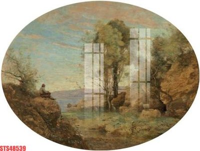 Download file Tranh sơn dầu phương tây tổng hợp STS48539 (chất lượng in ấn)