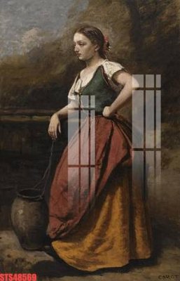 File ảnh Tranh sơn dầu phương tây tổng hợp STS48569 (gốc) in Hiflex