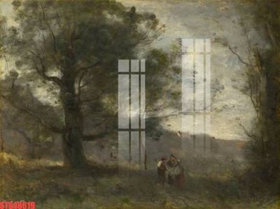 File gốc Tranh sơn dầu phương tây tổng hợp STS48619 (in lụa) chi tiết cao