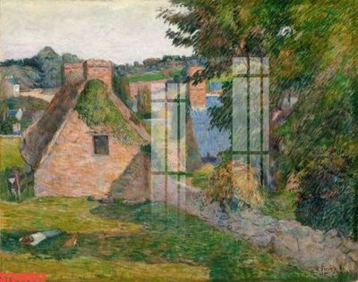 File tranh Tranh sơn dầu phương tây tổng hợp STS48632 (gốc) in trên kính