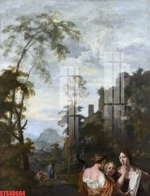 File gốc in mica Tranh sơn dầu phương tây tổng hợp STS48694 chất lượng