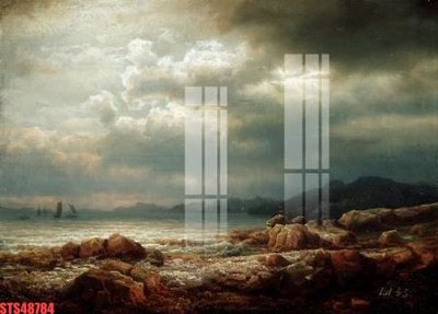 File ảnh Tranh sơn dầu phương tây tổng hợp STS48784 (gốc) cho trang trí nhà hàng