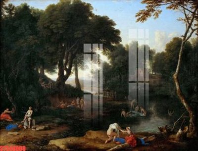 File in trần Tranh sơn dầu phương tây tổng hợp STS48800 (bản gốc) hoa văn