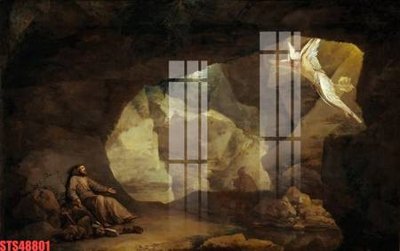 File gốc Tranh sơn dầu phương tây tổng hợp STS48801 (PSD/TIFF) độ phân giải cao