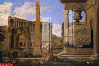 Mua file gốc Tranh sơn dầu phương tây tổng hợp STS48884 (PSD) tại Filetranh.com