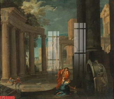 File gốc Tranh sơn dầu phương tây tổng hợp STS48885 (in mica) làm quà tặng