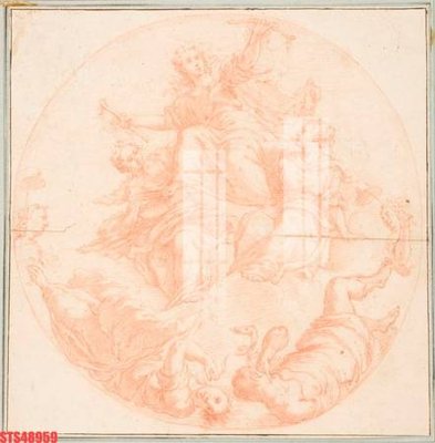 File gốc Tranh sơn dầu phương tây tổng hợp STS48959 (vector) cho in ấn