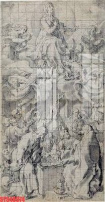 File gốc Tranh sơn dầu phương tây tổng hợp STS48974 (in lụa) tranh thuận buồm