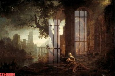 File in trần Tranh sơn dầu phương tây tổng hợp STS49069 (file gốc) phong thủy