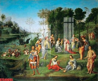 Tải file Tranh sơn dầu phương tây tổng hợp STS49095 (PSD) cho in ấn quảng cáo