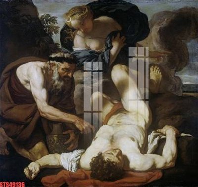 File tranh Tranh sơn dầu phương tây tổng hợp STS49136 (gốc) chủ đề động vật