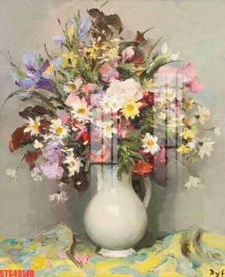 File gốc Tranh sơn dầu phương tây tổng hợp STS49140 (in 3D) nghệ thuật