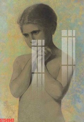 Ảnh gốc file in lụa Tranh sơn dầu phương tây tổng hợp STS4947 chi tiết