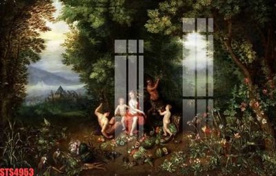 File PSD Tranh sơn dầu phương tây tổng hợp STS4953 (bản gốc) dễ dàng edit