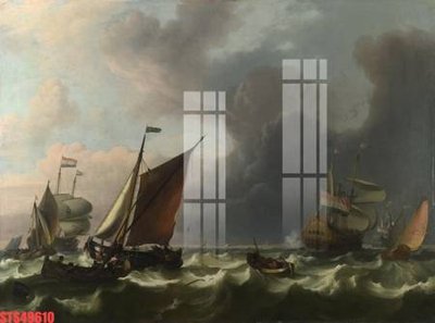 File tranh in trần 3D Tranh sơn dầu phương tây tổng hợp STS49610 (ảnh gốc)