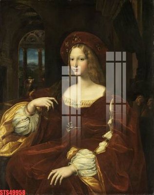 Download file Tranh sơn dầu phương tây tổng hợp STS49958 (gốc) in mica đèn LED