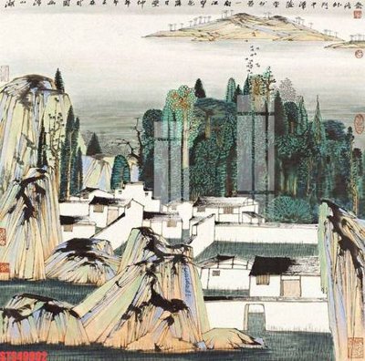 Download file gốc Tranh sơn dầu phương tây tổng hợp STS49992 (in lụa) nghệ thuật