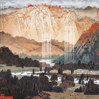 File ảnh Tranh sơn dầu phương tây tổng hợp STS50005 (gốc) in Hiflex