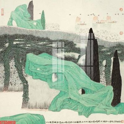 Download file Tranh sơn dầu phương tây tổng hợp STS50013 (gốc) in mica cao cấp