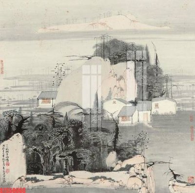 File ảnh Tranh sơn dầu phương tây tổng hợp STS50066 (gốc) trang trí khách sạn