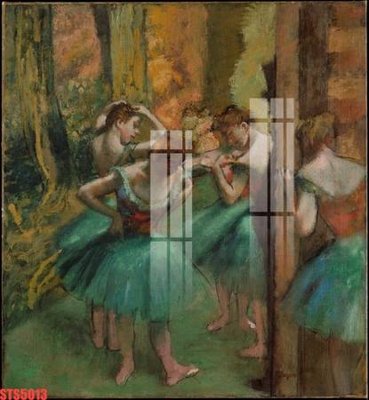 Download file Tranh sơn dầu phương tây tổng hợp STS5013 (gốc) in mica đèn LED