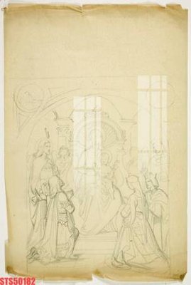 Download file gốc Tranh sơn dầu phương tây tổng hợp STS50182 (in mica) logo