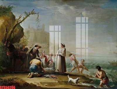 File gốc Tranh sơn dầu phương tây tổng hợp STS50206 (phong cách) châu Âu