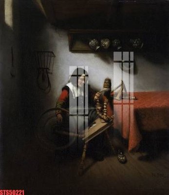 File gốc Tranh sơn dầu phương tây tổng hợp STS50221 (in lụa) cao cấp