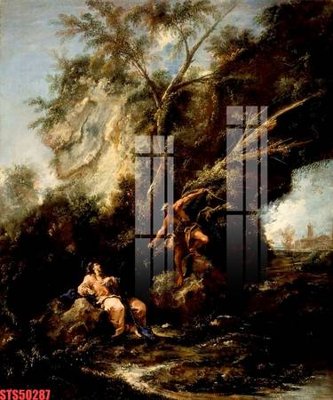 File gốc Tranh sơn dầu phương tây tổng hợp STS50287 (PNG) không nền chất lượng