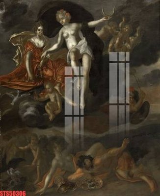 Tải file Tranh sơn dầu phương tây tổng hợp STS50306 (gốc) làm tranh treo tường