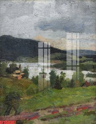 File gốc Tranh sơn dầu phương tây tổng hợp STS50307 (in tráng gương) hiện đại