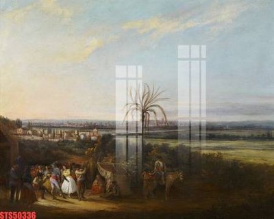 File tranh Tranh sơn dầu phương tây tổng hợp STS50336 (file gốc) chuẩn màu in