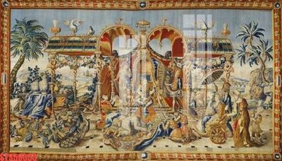 File ảnh Tranh sơn dầu phương tây tổng hợp STS50353 (gốc) cho trang trí nhà hàng