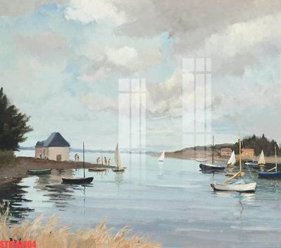 File tranh Tranh sơn dầu phương tây tổng hợp STS50404 (bản gốc) trang trí văn phòng