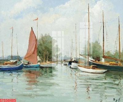 File ảnh Tranh sơn dầu phương tây tổng hợp STS50405 (gốc) trang trí khách sạn