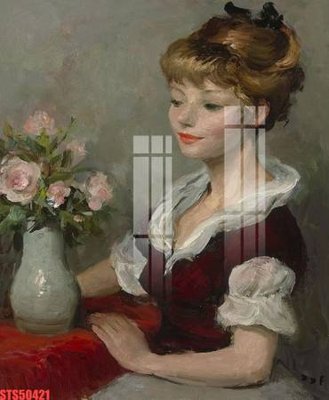 File tranh Tranh sơn dầu phương tây tổng hợp STS50421 (ảnh gốc) độ nét vượt trội