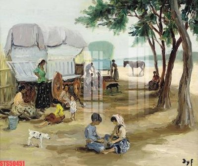 Tải file Tranh sơn dầu phương tây tổng hợp STS50451 (gốc) làm tranh treo tường