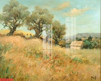 Tải file Tranh sơn dầu phương tây tổng hợp STS50470 (gốc) làm tranh trang trí