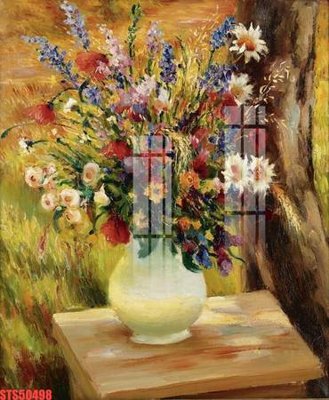 File ảnh Tranh sơn dầu phương tây tổng hợp STS50498 (gốc) in Hiflex