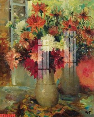 File gốc Tranh sơn dầu phương tây tổng hợp STS50504 (cho in 3D) độc đáo