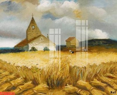 Download file tranh Tranh sơn dầu phương tây tổng hợp STS50521 (file gốc PSD)