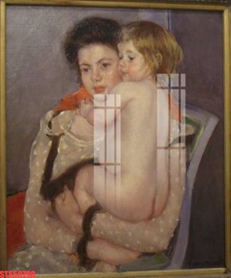 Ảnh mô tả file gốc in mica Tranh sơn dầu phương tây tổng hợp STS50799