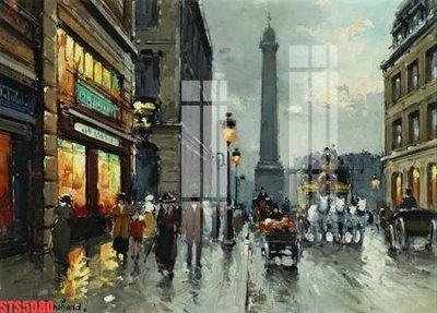 Tải về hình ảnh gốc Tranh sơn dầu phương tây tổng hợp STS5080 sắc nét