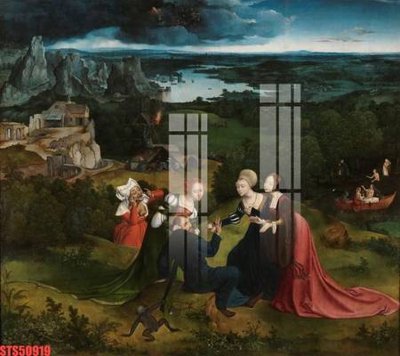 File gốc Tranh sơn dầu phương tây tổng hợp STS50919 (in lụa) tranh thuận buồm