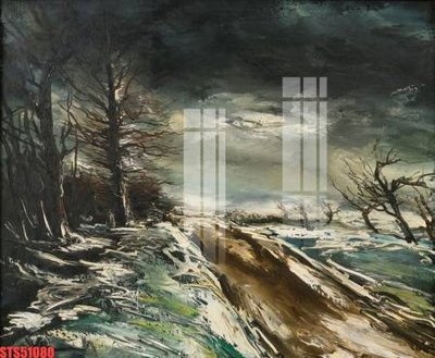 File gốc Tranh sơn dầu phương tây tổng hợp STS51080 (in mica) trang trí