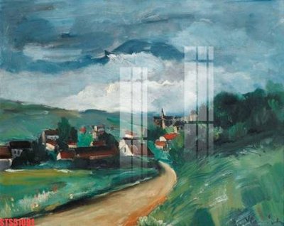 File tranh Tranh sơn dầu phương tây tổng hợp STS51091 (bản gốc) in lụa dán tường